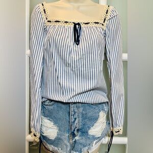 TRELISE COOPER Tie Front Blouse